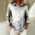 thumbnail image 4 of Endives Womens Button Down Shirts Long Sleeve Blouse Workout Wear Fashion Shirts Womens Top Spring Outfit, 4 of 6