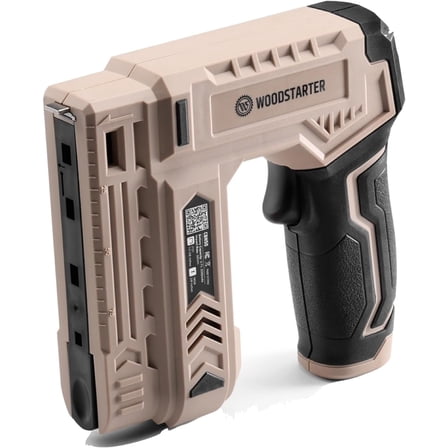 WOODSTARTER 2-in-1 Cordless Electric Staple Gun - 4V Rechargeable, Versatile for Multiple Scenarios