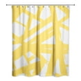 thumbnail image 2 of Creative Products Yellow Paint Strokes 71x74 Shower Curtain, 2 of 2