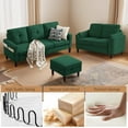 thumbnail image 5 of Soscana Living Room Furniture Set,Sectional Sofa with Storage Ottoman and Loveseat for Home Apartment Studio Office,L Shaped 3 Seat Couch with Footstool and 2 Seat Love Seat, 5 of 7