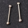 thumbnail image 3 of 2pcs Watch Screw Tube Rods Screw-in Watch Strap Link Rod Connect Rod Repair Tools for Watchmaker - 22mm Inner Diameter (Rose Goldr), 3 of 6