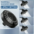 thumbnail image 6 of Dual Shower Head for Couples, Double Shower Head System for Two People, High Pressure and Adjustable Double Shower with Multimodal Shower Head Fits 2 Person (Black), 6 of 10