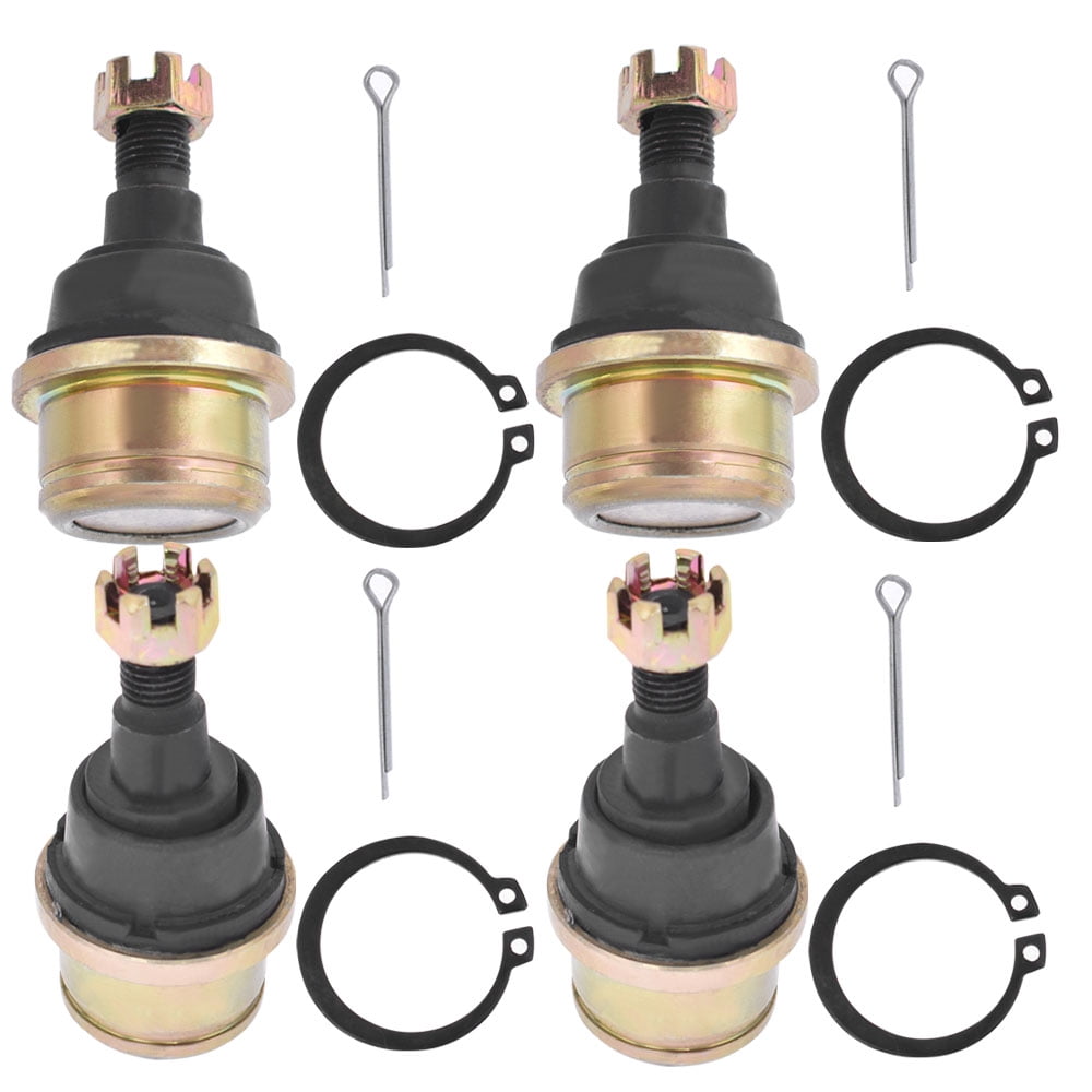 LABLT 4-Pack Upper Lower Suspension Arm Ball Joints Set Replacement for Honda Rincon Rancher Pioneer Foreman