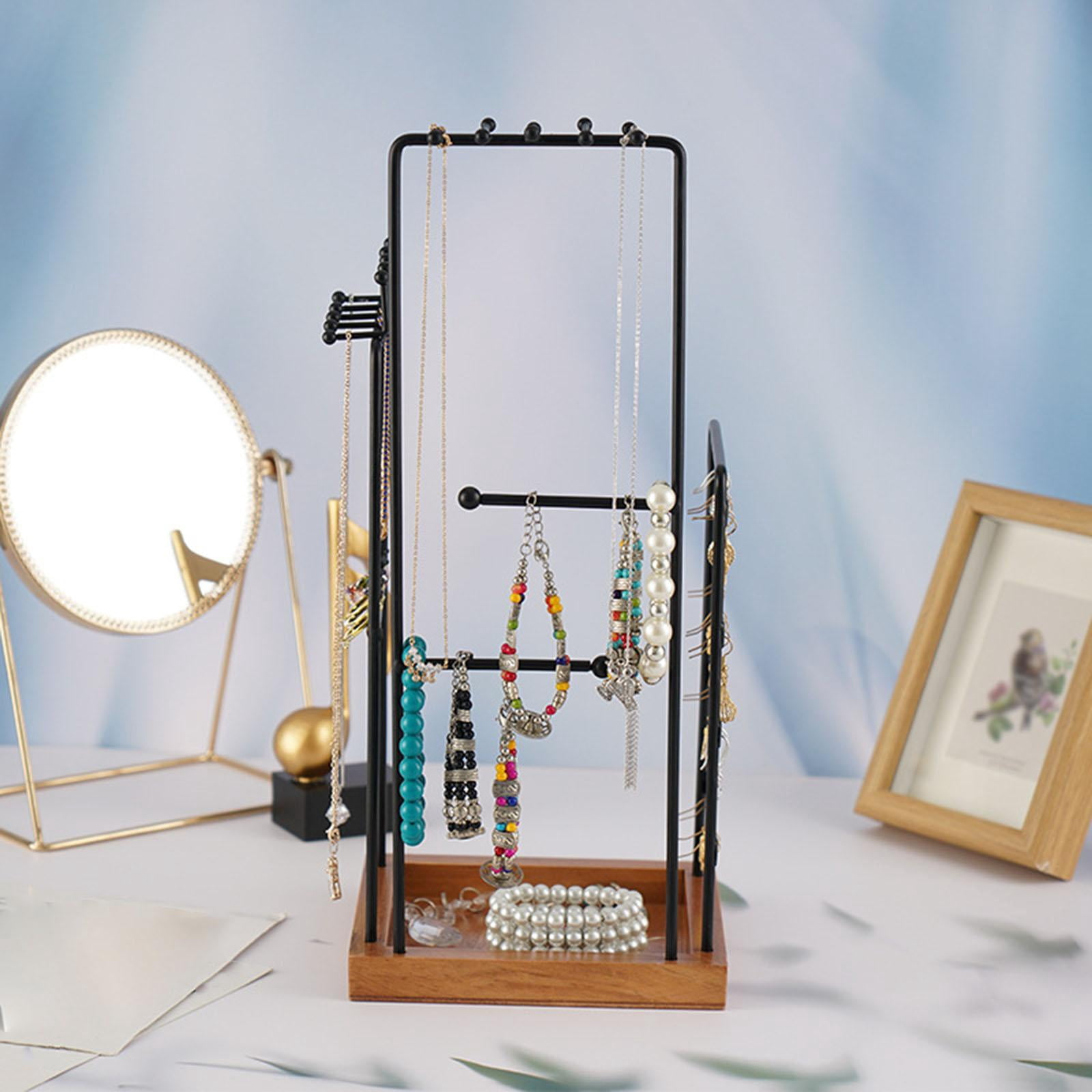 WLPZXP Metal Earring Holder Hanging Jewelry Organizer with Holes Jewelry Display Holder