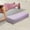 Violet, variant on DYNWAVECA Yoga Bolster Pillow Yoga Pillow Professional Yoga Accessories Versatile for Poses Modification Yoga Cushion with Carry Handle Violet