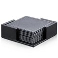 thumbnail image 2 of Heat Resistant Placemats Square Furniture Coasters Pu Leather 3in x 3in x 0.18in Table Protection 6Pcs, 2 of 4