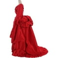 thumbnail image 4 of Draula Red Dress Lady's Victorian Bustle Dress, 4 of 7