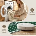 thumbnail image 5 of ODIKA 6'x9' Washable Area Rug Easy Care, Non-Shedding, Hash Training Grid Rugby Soccer Doormat Football Coaches Field Playful for Queen Size Bedroom Under Bed Master Suite, 5 of 7