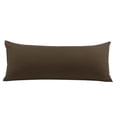 thumbnail image 1 of Funda de Almohada PiccoCasa Cuerpo con Cremallera 1800 Series Microfibra Marrón 51cmx140cm, 1 of 9