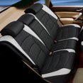 thumbnail image 3 of Ultra Comfort High Grade Leather Seat Covers For Car Truck SUV Van - Rear Set, 3 of 3