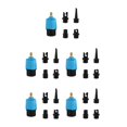 thumbnail image 2 of bedienty Pump Adapter Inflatable Valves Compressor Air Valve Adapters Light-weight Simple Installation Kayak Accessories Convertor Blue 5Set, 2 of 6