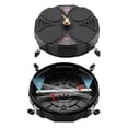 thumbnail image 4 of CEORPER 3 Wheeled Rotary Surfaces Cleaning Tool For High Pressure Washer With 2 Backup Nozzles And Flexible Skirt Guard, 4 of 8