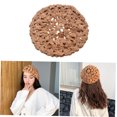 thumbnail image 3 of Raindrops Beret De Tejida Khaki Para Mujer Calado Y Cómodo Para Viajes Y Eventos, 3 of 8