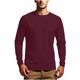 thumbnail image 2 of pstuiky camisas de manga larga para hombre, Protector solar de color sólido para hombre, transpirable, de manga larga. Tops casuales para hombres m, 2 of 9