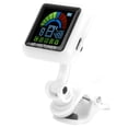 thumbnail image 1 of Violin Tuner, Easy To Operate Convenient To Use Guitar Clip-on Tuner, USB Power Cord For Bass Practice And Performance Guitar Ukulele White, 1 of 8