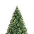 thumbnail image 3 of 7.5ft Christmas Tree with Lights, Prelit with Pine Cones, Foot Pedal 1556 Branch Tips, 750 Warm Lights and Metal Stand by Homestock, 3 of 10