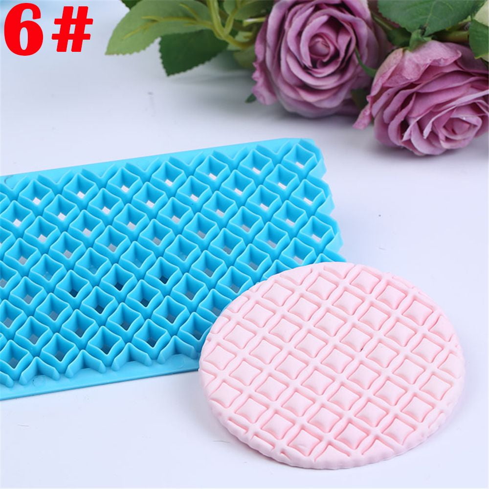 New Leaf Heart Fondant Cake Embosser Mold Quilting Stencil Icing