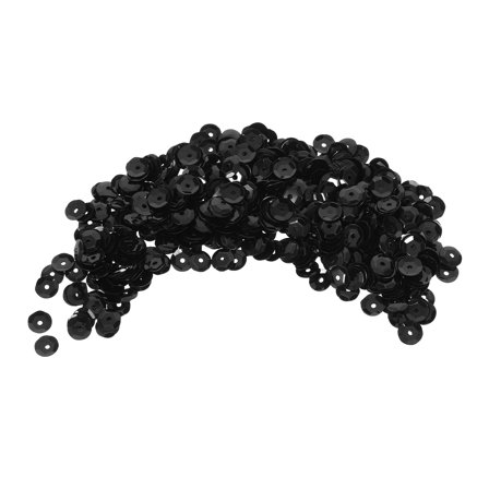 IDEANATEGRATE Sequins Black 1Set Craft Supplies