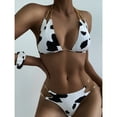 thumbnail image 5 of Cheers US Women's Sexy Bathing Suits Spaghetti Strap Floral Bikini Set Underwire Swimsuit, 5 of 7