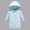 Blue, variant on Liyamei Kids Long Hooded Padded Jacket with Zipper for Winter Cold Weather Size 3-4 Years