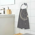 thumbnail image 3 of Yayeee 100% Cotton Hand Towels for Bathroom 16" x 28" Soft Absorbent Kitchen Towel, Black Astronaut Space, 3 of 7