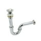 thumbnail image 1 of Cespol Desagüe Para Lavabo Alfa  Cromado de Acero Inoxidable Con Moneda, 1 of 2