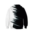thumbnail image 5 of ZHOGXU Boys Patchwork Gradient Hooded Sweatshirt Long Sleeve Pullover Hoodie With Pocket For Kids Cool Loose Fit Everyday Wear,Black2,6-7 Years, 5 of 5