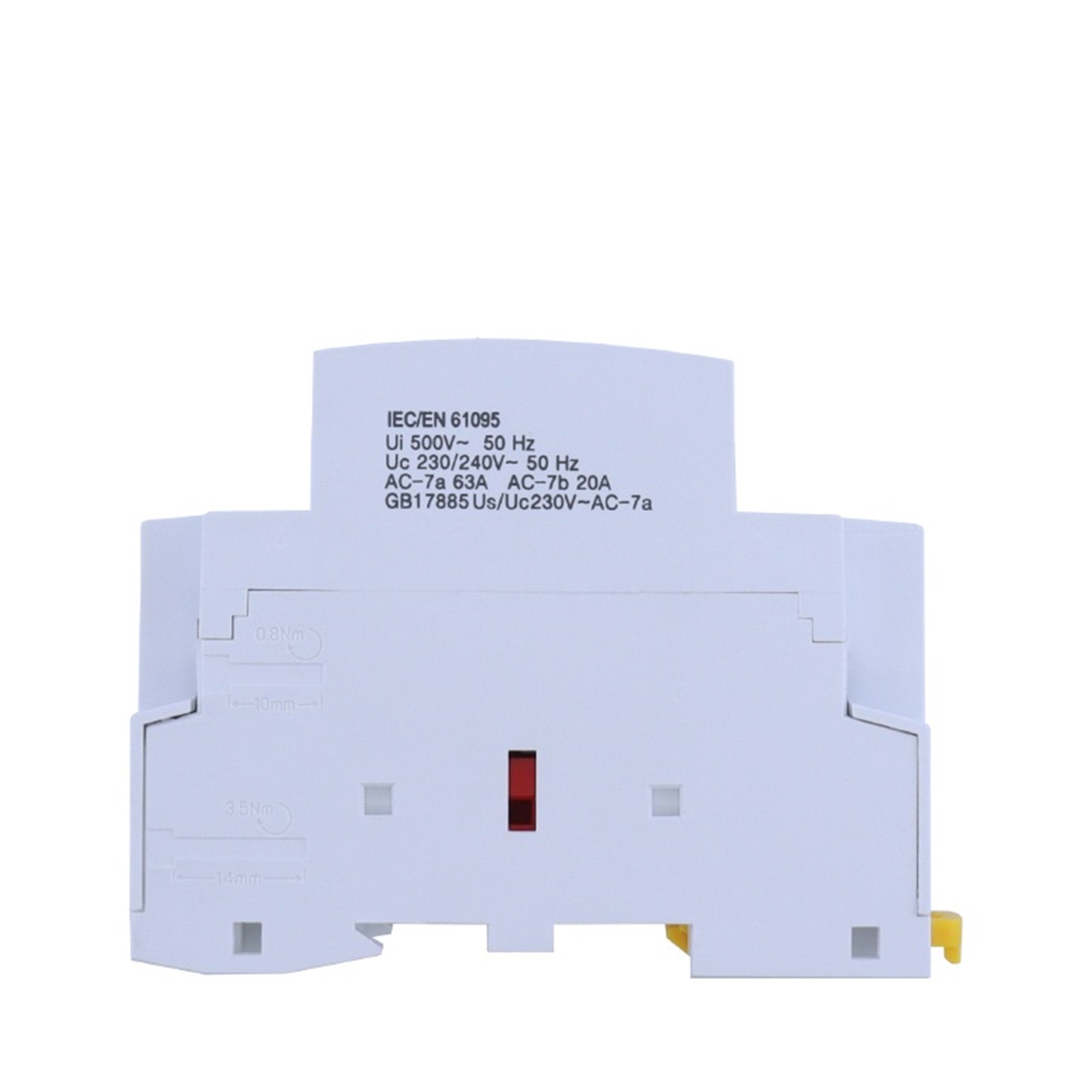 2P 63A 40A 220V/230V 50/60HZ Din Rail Household Ac Contactor 2NO