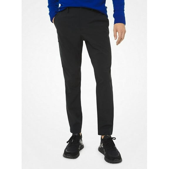 Michael Kors BLACK Straight Leg Trousers, US 40X32