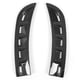 thumbnail image 4 of 1 Pair Front Bumper Side Vent Left and Right Canards Splitter Protector Replacement For Benz CLS?Class C257 AMG?Line Carbon Fiber Style, 4 of 5