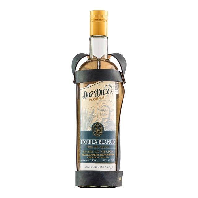 Tequila Dos o Diez Blanco Don Silverio con Correa 750 Ml