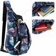 thumbnail image 3 of HAWEE Sling Bag Sling Crossbody Bag Daypack Lightweight with Adjustable Shoulder Strap Travel Hiking Men Women, 3 of 6