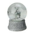 thumbnail image 2 of Northlight Glittered Reindeer Christmas Snow Globe - 5.5" - Silver, 2 of 3