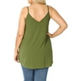 thumbnail image 3 of TheLovely Women & Plus Front and Back Reversible Spaghetti Strap Flowy Cami Tank Tops, 3 of 6