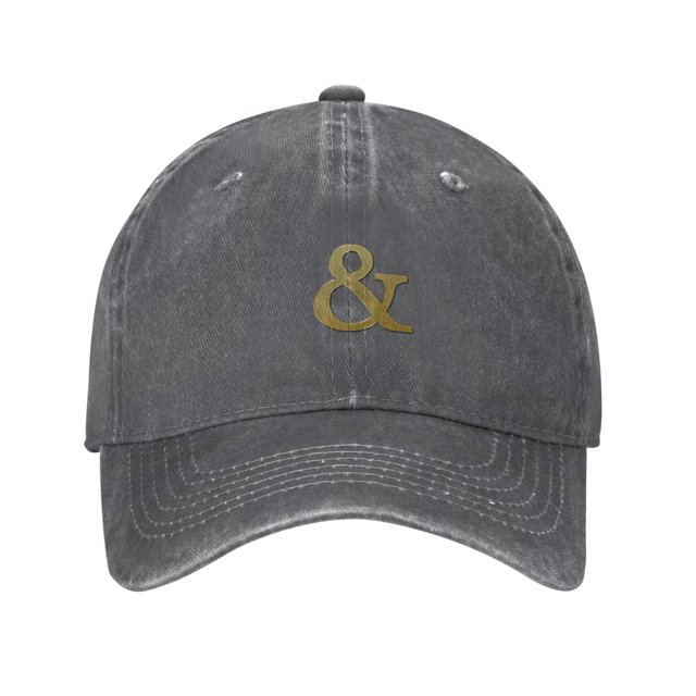 ZICANCN Adjustable Baseball Cap Women, Character & Patterns Hats for Men Adult Washed Cotton Denim Baseball Caps Fashion, Deep Heather