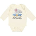 thumbnail image 3 of Inktastic My Yaya Loves Me to the Moon and Back Elephant Family Boys or Girls Long Sleeve Baby Bodysuit, 3 of 5