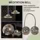 thumbnail image 5 of 6.5cm Tibetan Meditation Cymbals Hand Bells for Yoga, Spiritual Healing Chime, 5 of 5