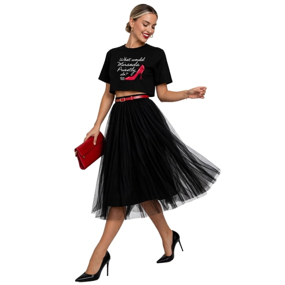 The Devil Wears Prada - What Would Miranda Do - Juniors Cropped Graphic T-shirt