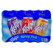faygo variety soda, grape red pop orange, 12 ounce (24 cans)