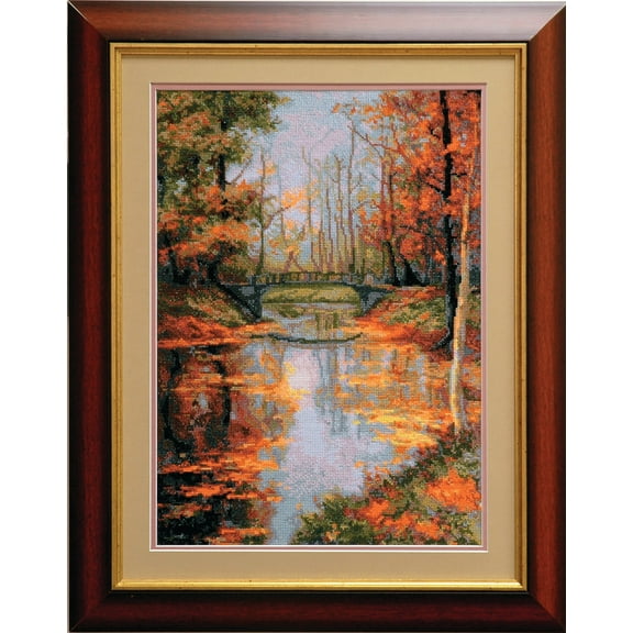 Cross-stitch kit N562C "Gold autumn"