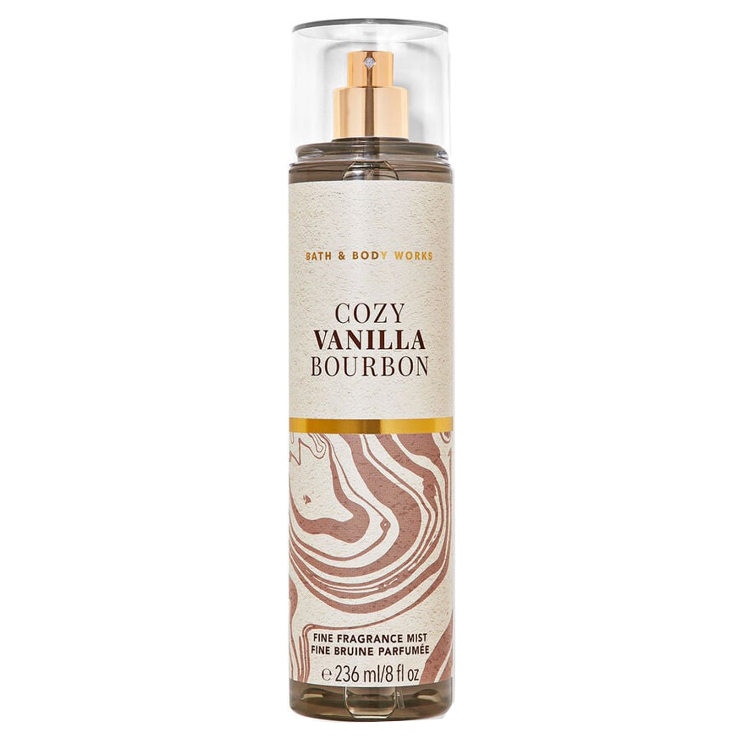 【Cozy Vanilla Bourbon】Bath&bodyworks Bath and Body Works COZY VANILLA BOURBON Fine Fragrance Mist 8