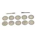 thumbnail image 4 of WRITWAA 10Pieces Cutting Discs 22Mm Assorted Color Coated For Rotary Tools Enthusiasts 8Holes Mini, 4 of 8