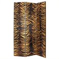 thumbnail image 1 of Wayborn Gold Leaf Zebra Room Divider in Black and Gold, 1 of 1