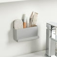 thumbnail image 3 of Shelf Wall Mounted Non Drilling Multifunctional Bathroom Organizer Ledge Shelf Storage Rack Shelf for Home Decor Kitchen Bathroom Storage 4.7 x 2 x 3.8 inch, 3 of 5