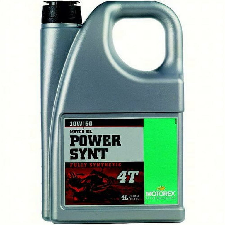 Motorex 305664 Power Synthetic 4T Oil - 10W50 - 4L. - Walmart.com