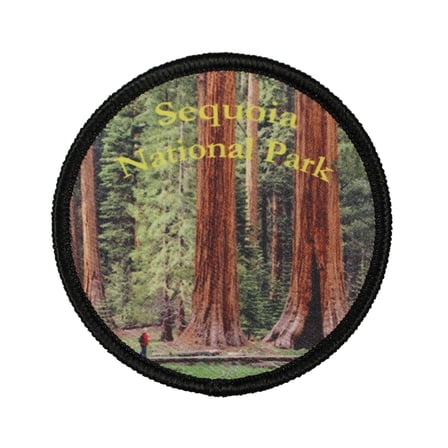 Sequoia National Park Patch Travel California Dye Sublimation Iron On Applique