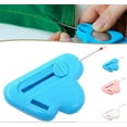 thumbnail image 3 of 2-in-1 Adjustable Seam Guide with Built-in Seam Ripper,2 in 1 Needle Threader Pink, 3 of 5