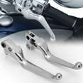 thumbnail image 6 of Oumurs Chrome Hand Levers Brake Clutch Lever for Harley Sportster Heritage Softail Dyna Motorcycles, 6 of 9