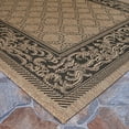 thumbnail image 3 of Couristan 5.25' x 7.5' Lattice Rectangular Area Throw Rug - Brown and Black, 3 of 3