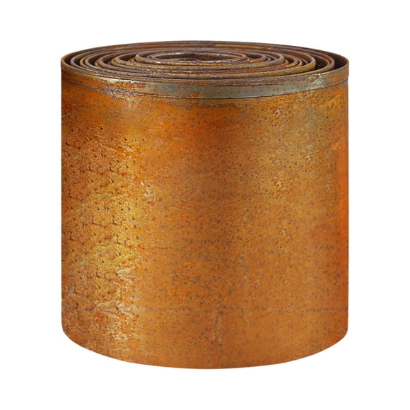 Terraxo Garden Edging Decorative Weather Resistant Sturdy Rust for Lawn Paver Grass 5m
